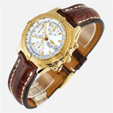 breitling chronomat yellow|breitling chronomat 18k gold.